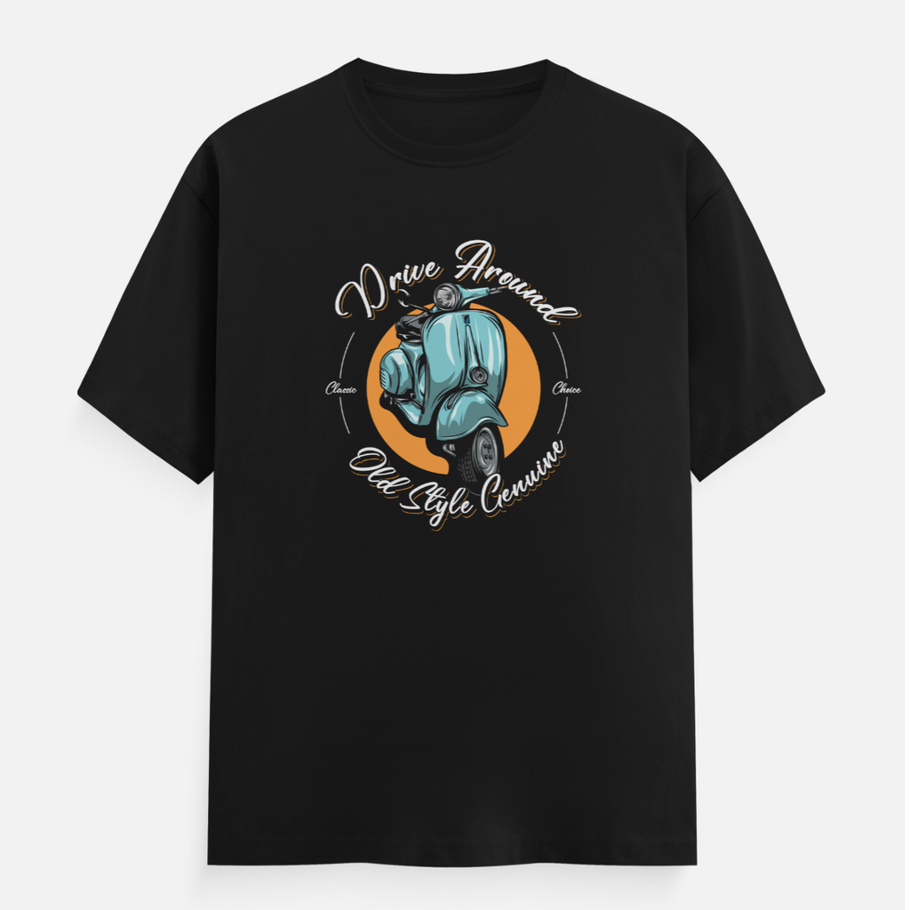 Drive Around Old Style Genuine Women's Boyfriend Fit T-Shirt