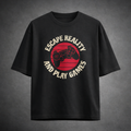 Escape Reality And Play Games Men's Loose Fit Standard T-Shirt