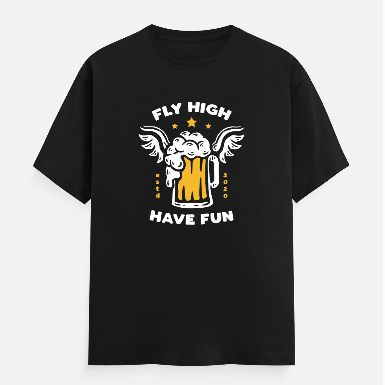 Fly High Have Fun Men's Regular Fit T-Shirt