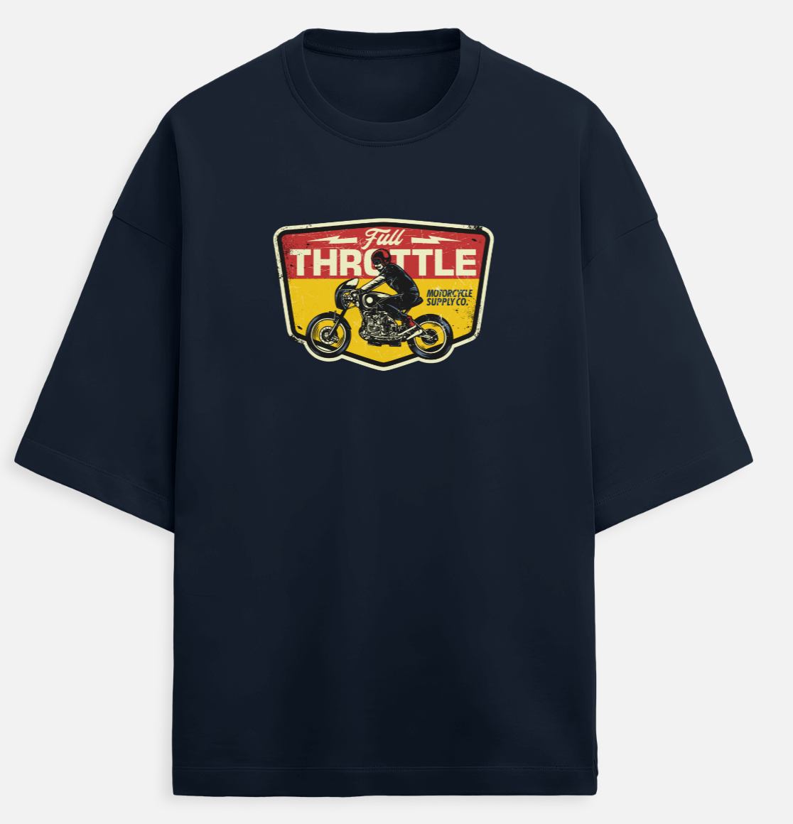 Full Throttle Unisex Terry Oversized Tee