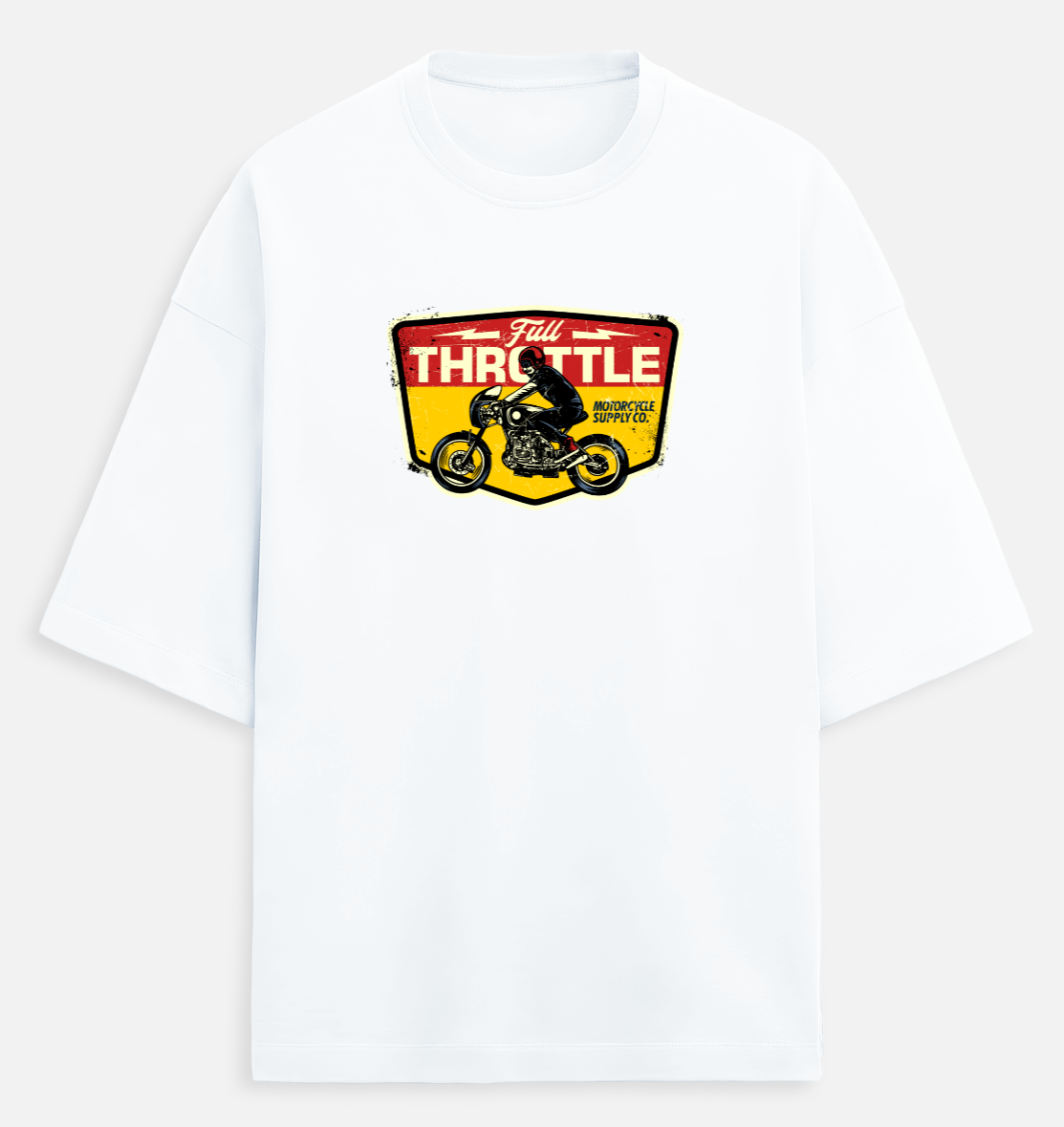 Full Throttle Unisex Terry Oversized Tee