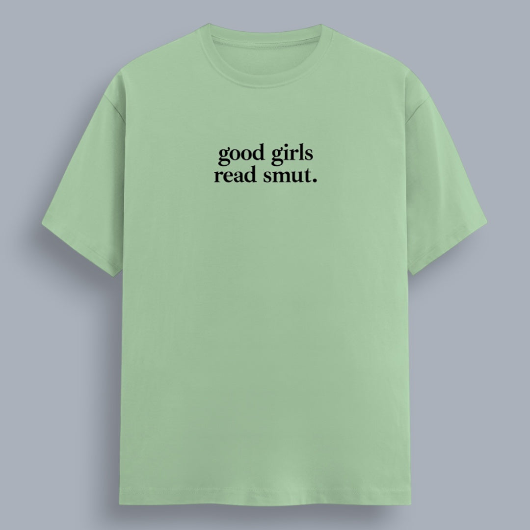 Good Girls Read Smut (Black) Women's Boyfriend Fit T-Shirt