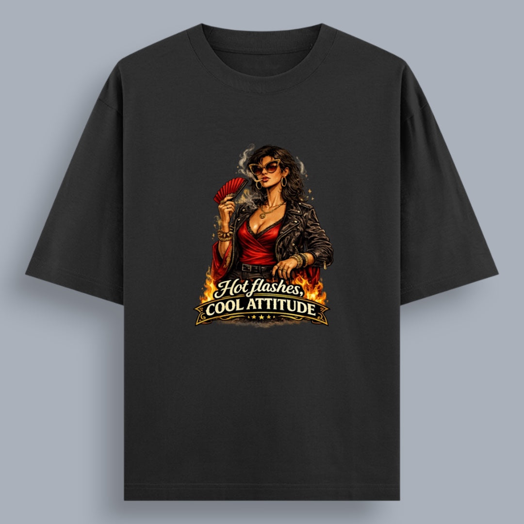 Hot Flashes Cool Attitude Women's Loose Fit Classic T-Shirt