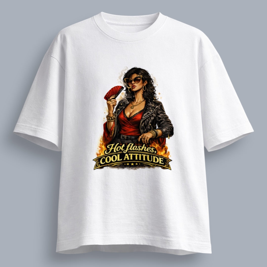 Hot Flashes Cool Attitude Women's Loose Fit Classic T-Shirt