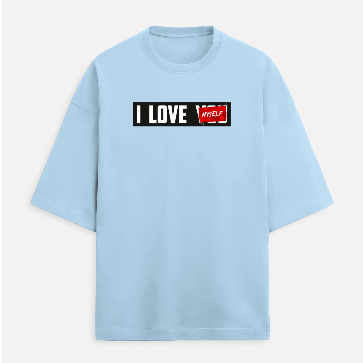 I Love Myself Women's Terry Oversized Tee