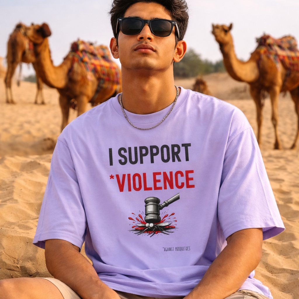 I Support Violence Against Mosquitoes Men's Loose Fit Standard T-Shirt