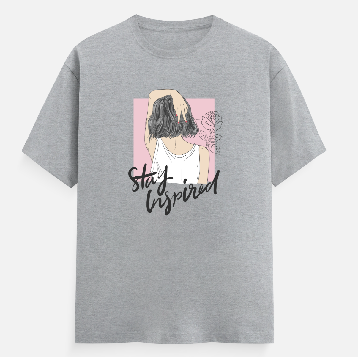 Stay Inspired Women's Boyfriend Fit T-Shirt