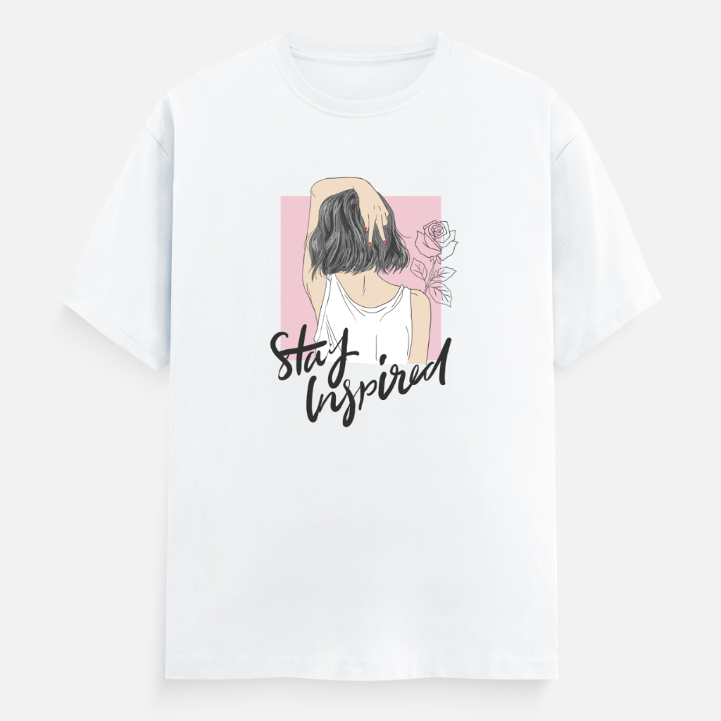 Stay Inspired Women's Boyfriend Fit T-Shirt