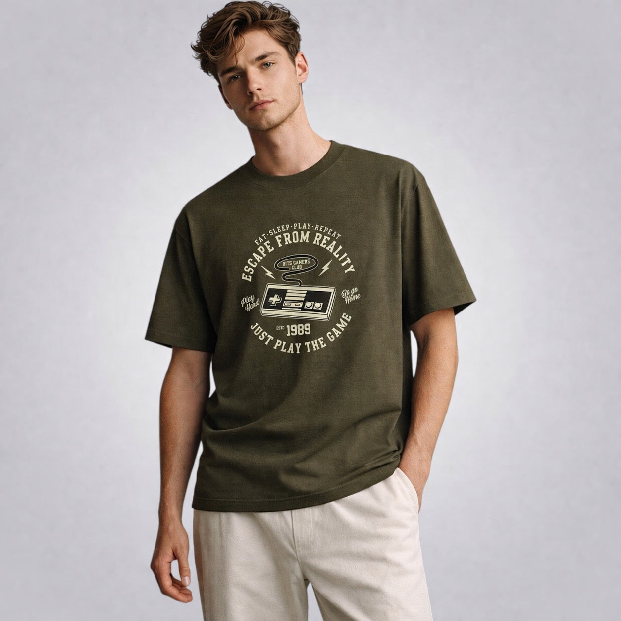 Just Play The Game Men's Loose Fit Classic T-Shirt