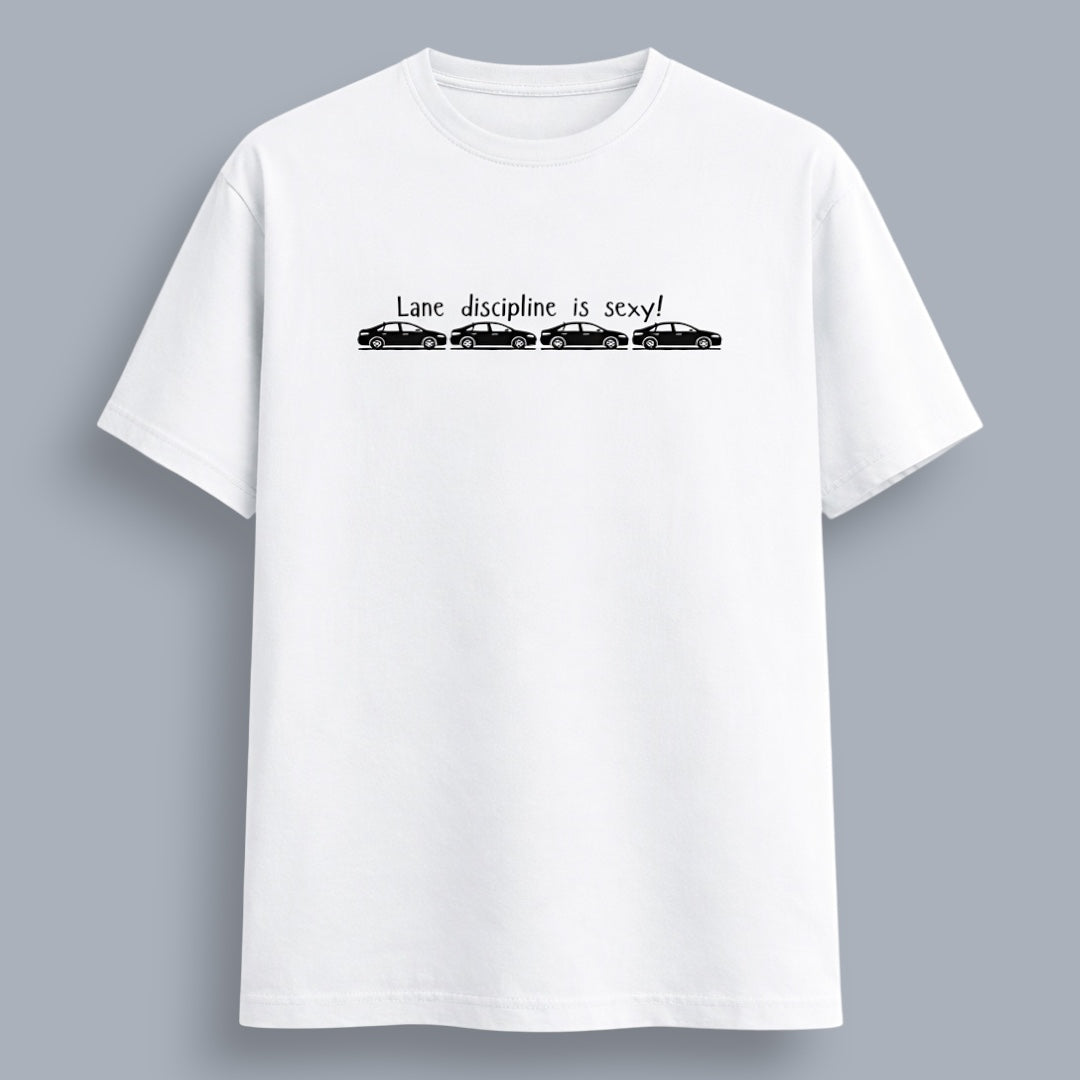 Lane Discipline Is Sexy Women's Boyfriend Fit T-Shirt