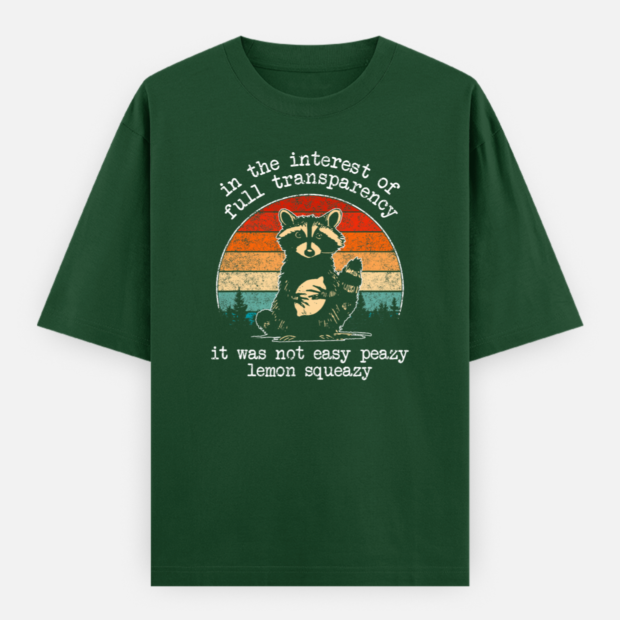 It Was Not Easy Peasy Lemon Squeazy Unisex Loose Fit Classic T-Shirt