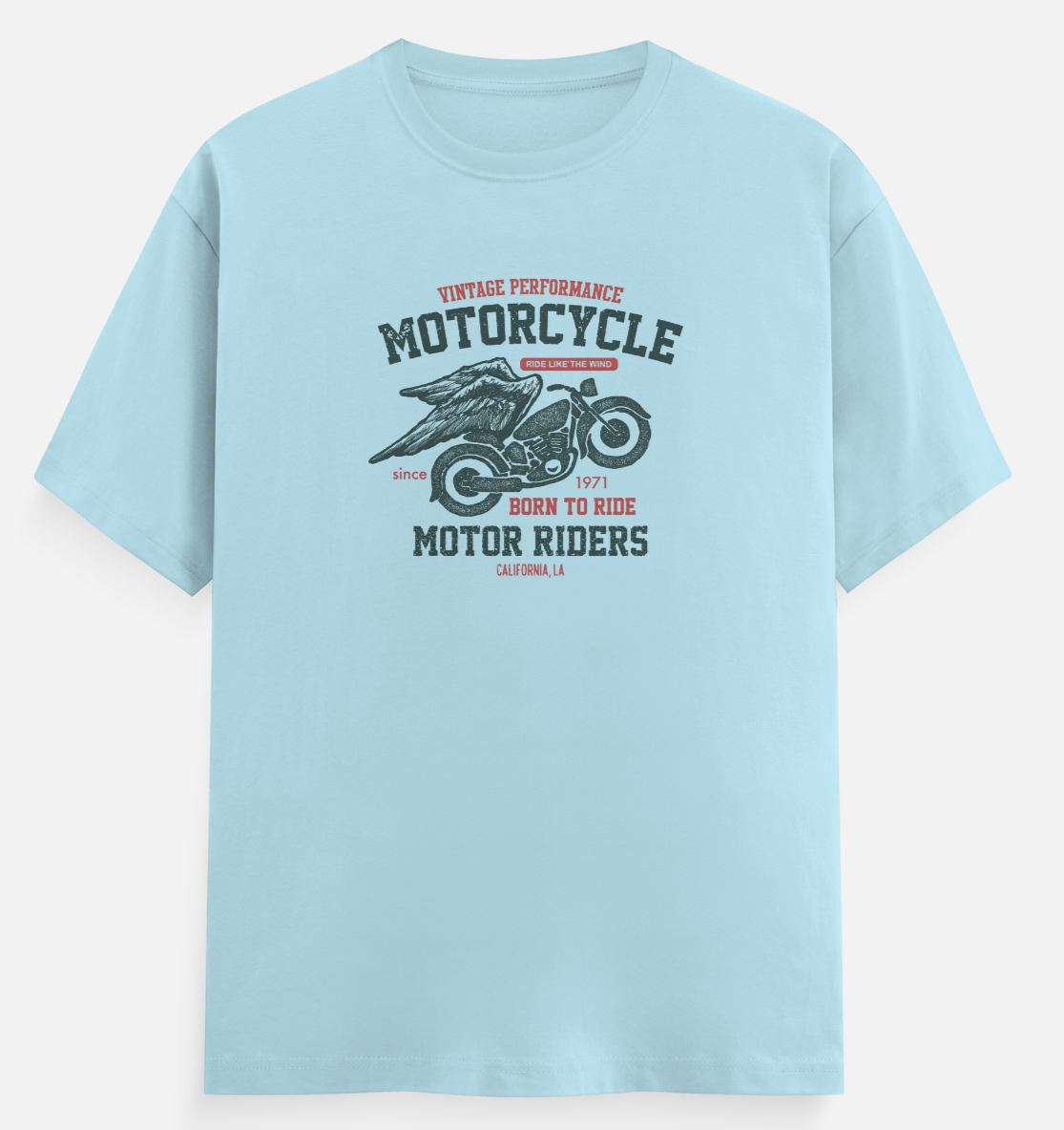 Motorcycle Motor Riders Men's Regular Fit T-Shirt