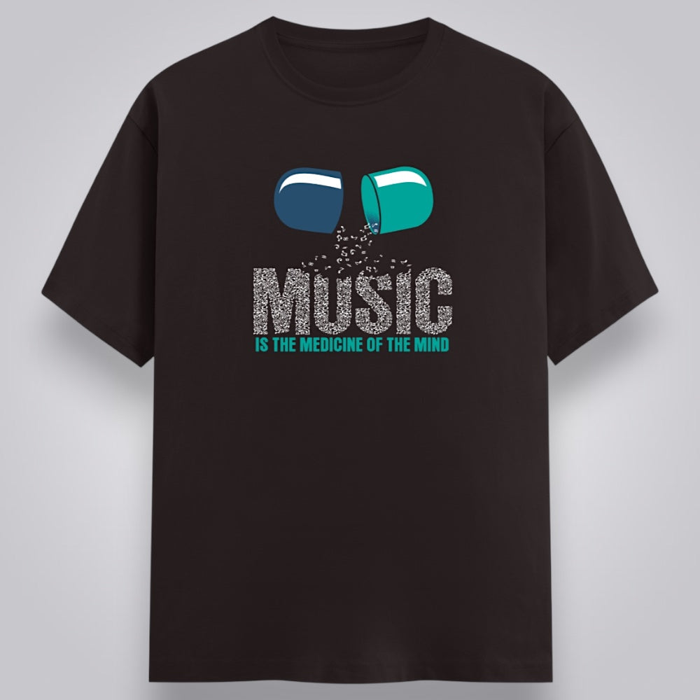 Music Is The Medicine Of The Mind Men's Regular Fit T-Shirt