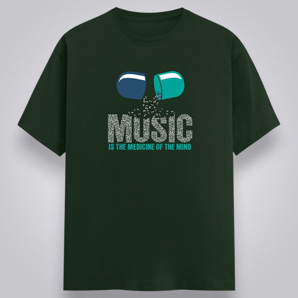 Music Is The Medicine Of The Mind Men's Regular Fit T-Shirt