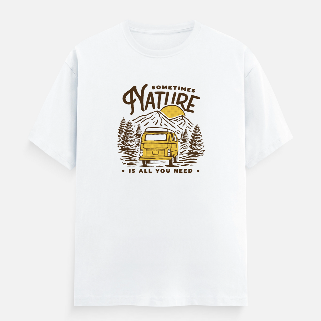 Sometimes Nature Is All You Need Women's Boyfriend Fit T-Shirt
