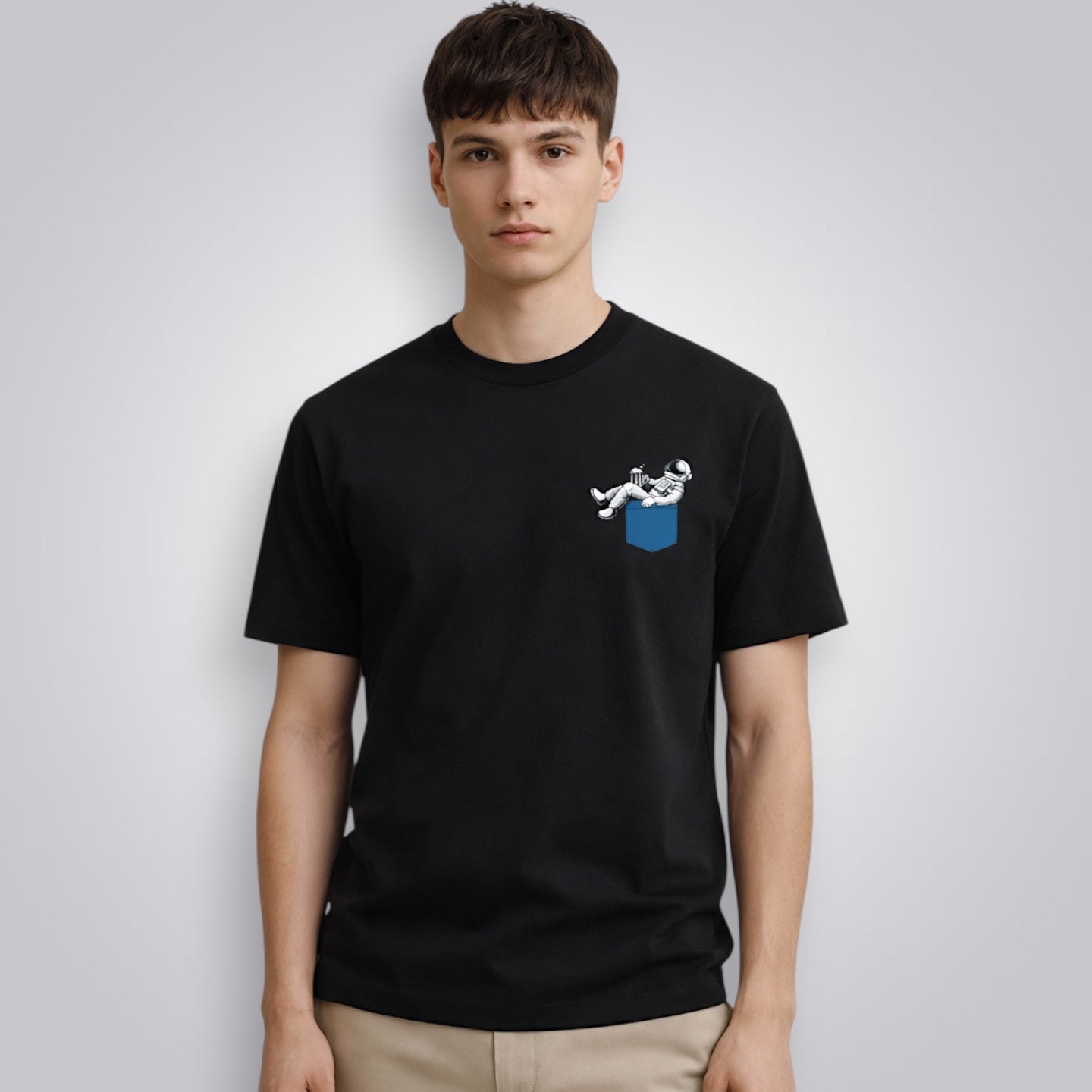 Pocket Astronaut Men's Regular Fit T-Shirt