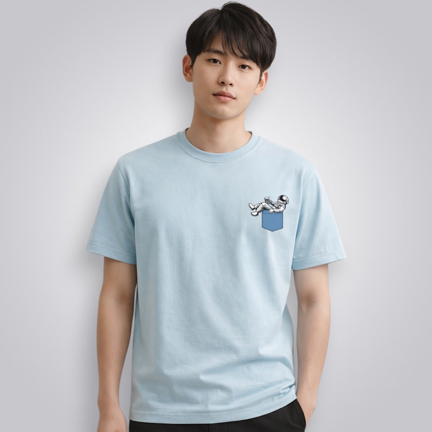 Pocket Astronaut Men's Regular Fit T-Shirt