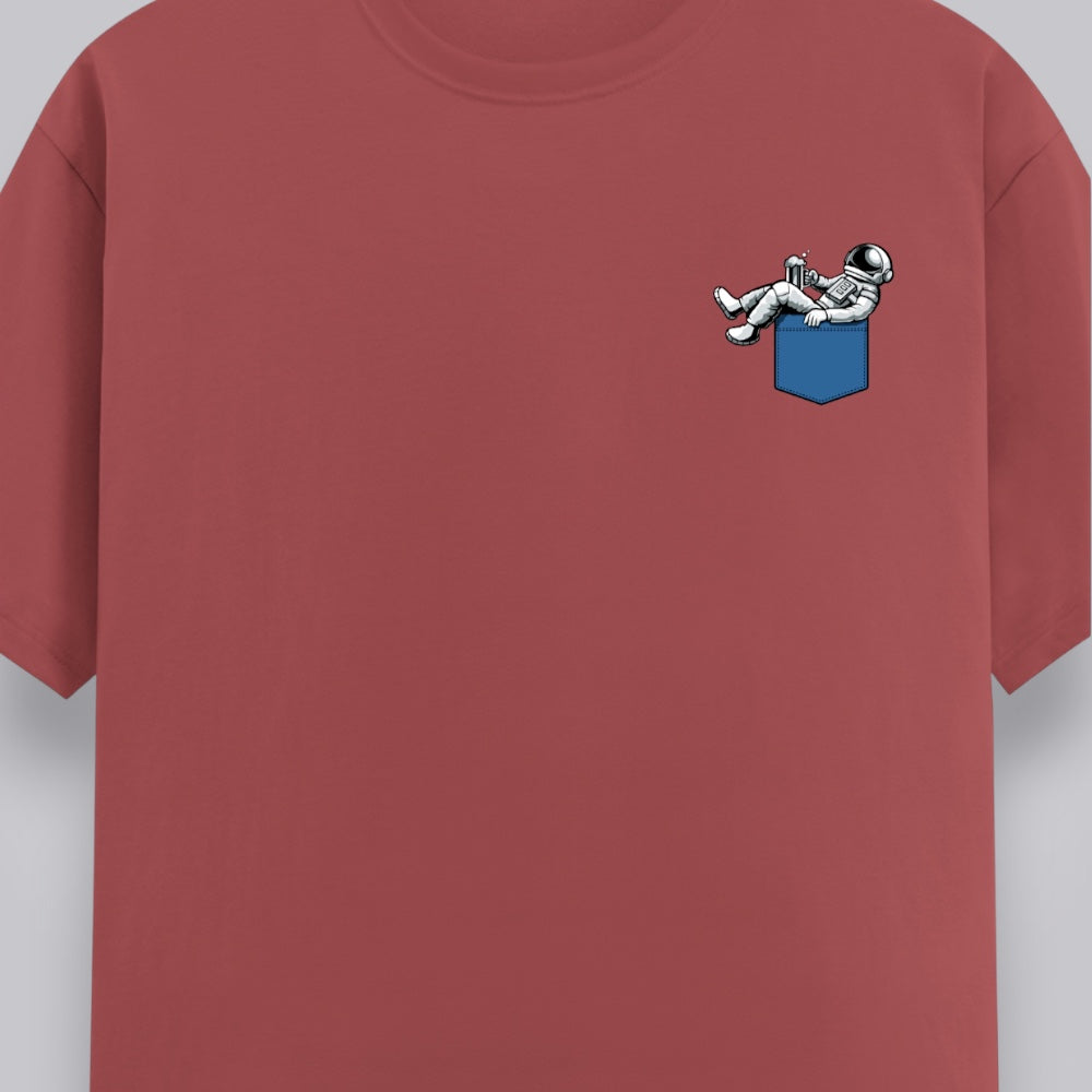 Pocket Astronaut Men's Regular Fit T-Shirt