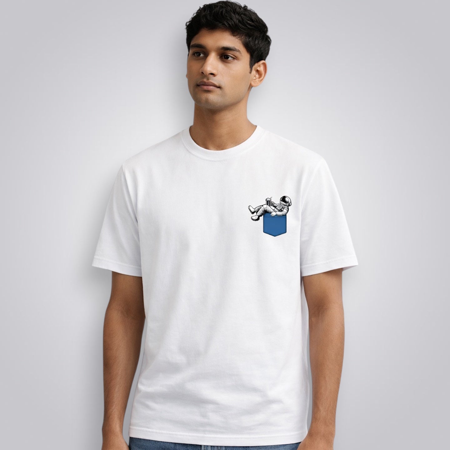 Pocket Astronaut Men's Regular Fit T-Shirt