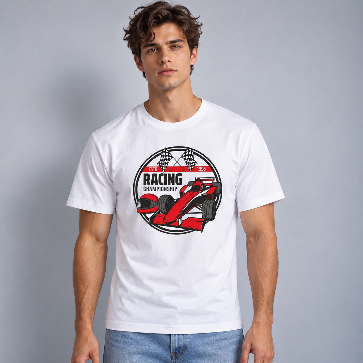 Racing Championship Men's Regular Fit T-Shirt
