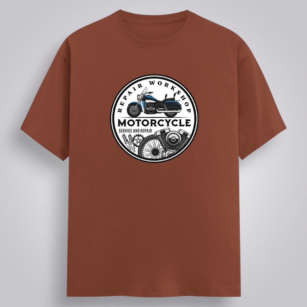 Motorcycle Men's Regular Fit T-Shirt