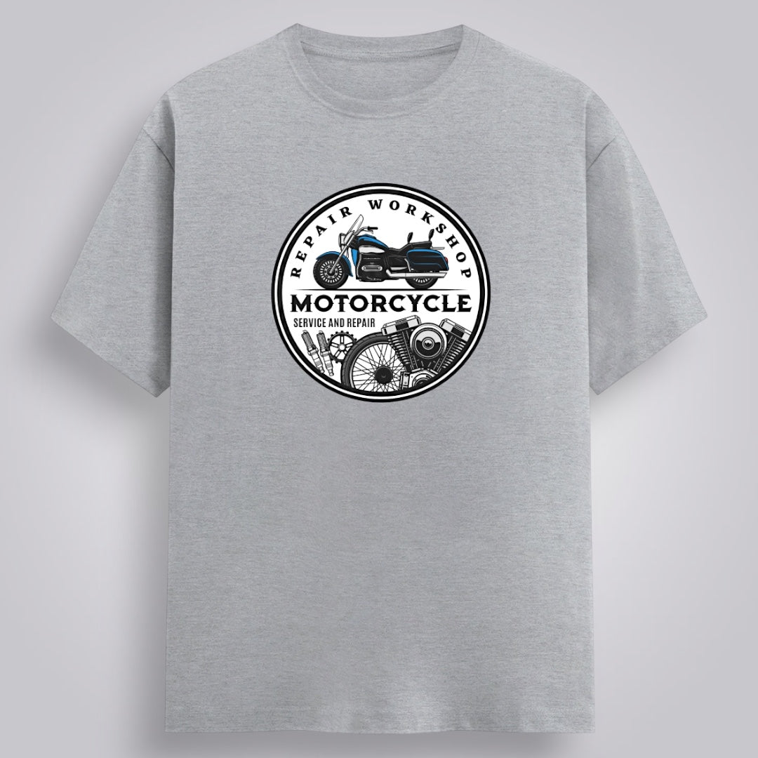 Motorcycle Men's Regular Fit T-Shirt