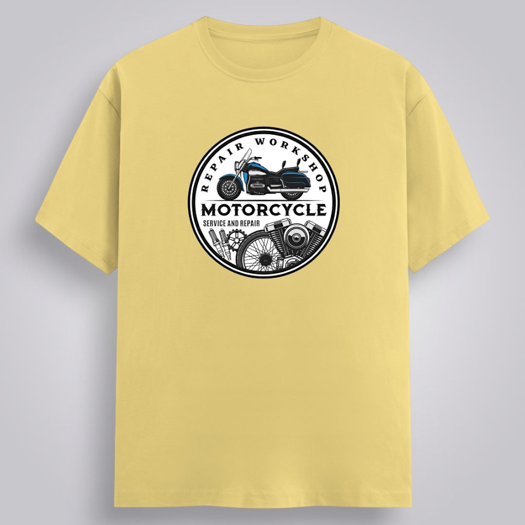 Motorcycle Men's Regular Fit T-Shirt