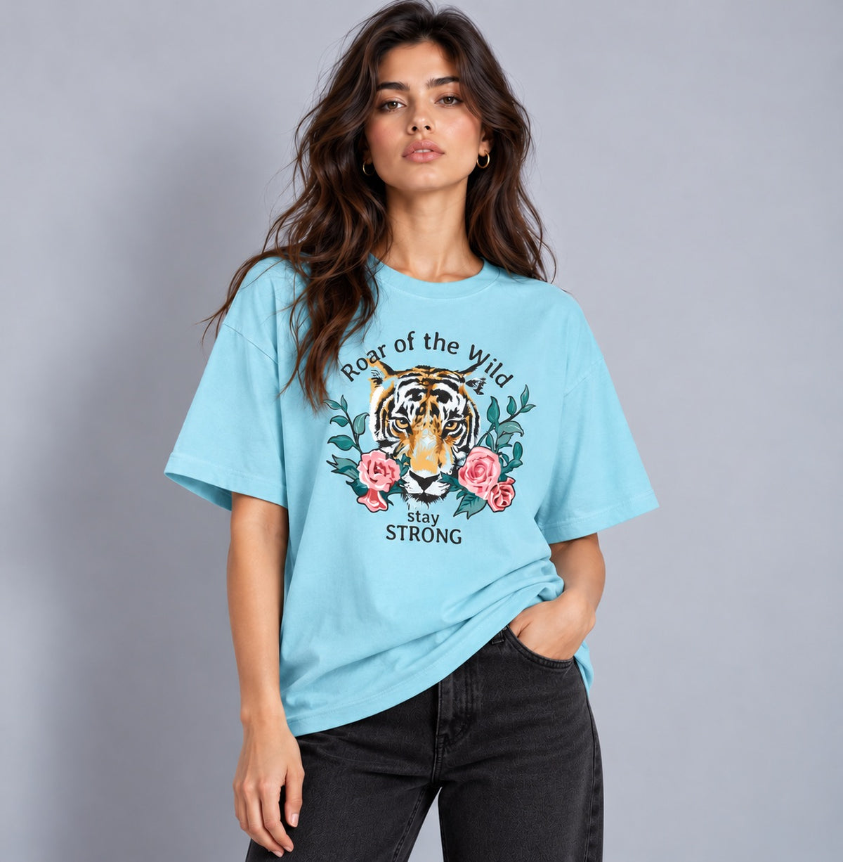 Roar Of The Wild Women's Oversized Classic T-Shirt