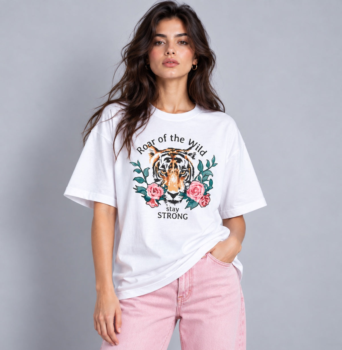Roar Of The Wild Women's Oversized Classic T-Shirt