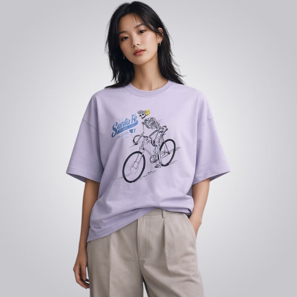 Santa Fe Women's Premium French Terry Oversized Tee