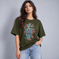 Serpent Bloom Women's Oversized Classic T-Shirt