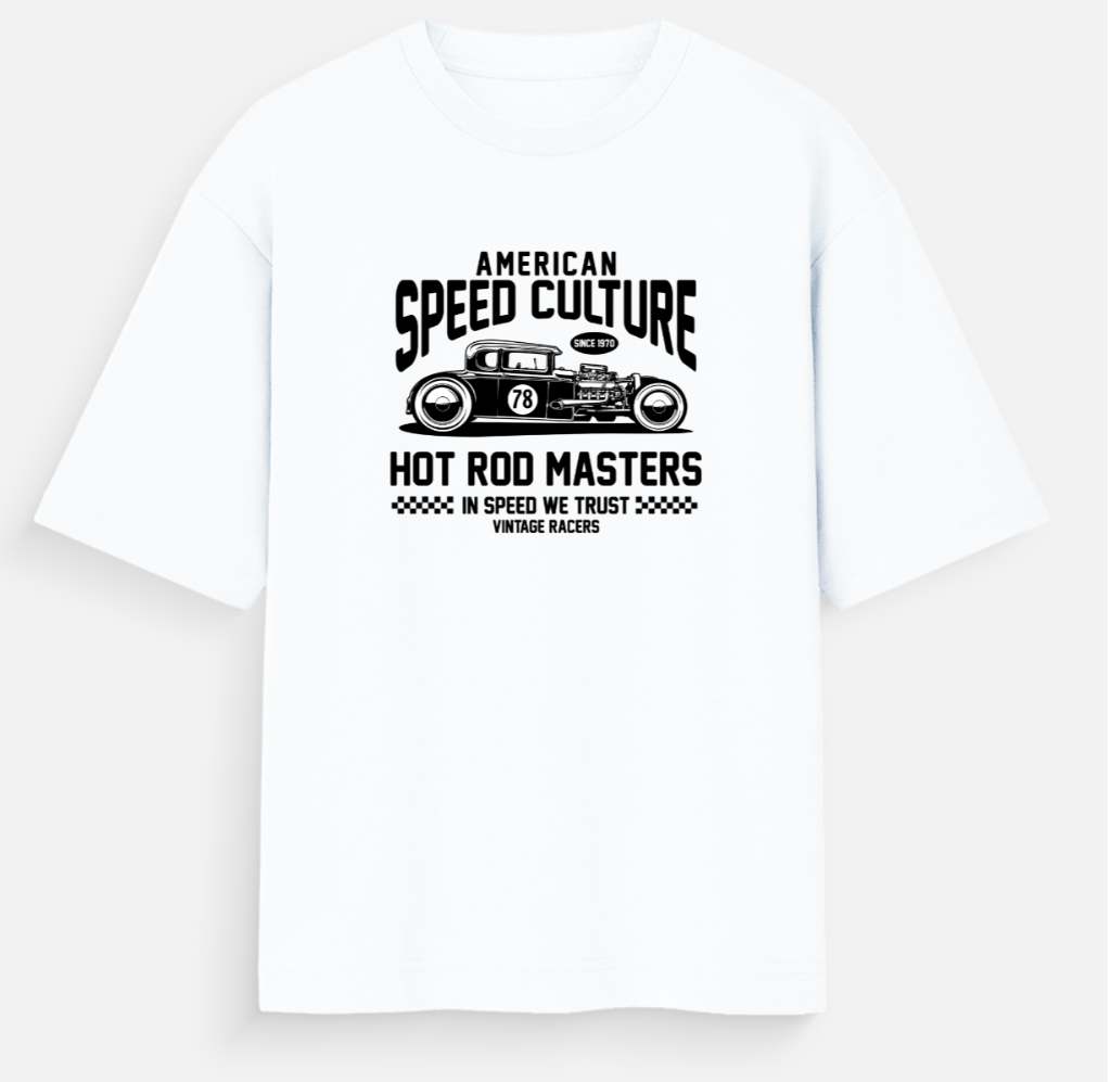 American Speed Culture Hot Rod Masters Men's Loose Fit Standard T-Shirt