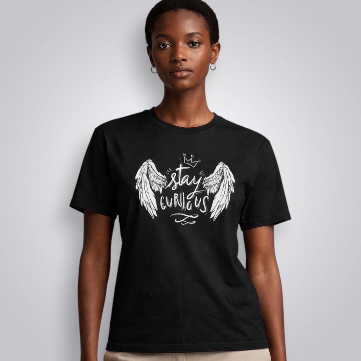 Stay Curious Women's Boyfriend Fit T-Shirt