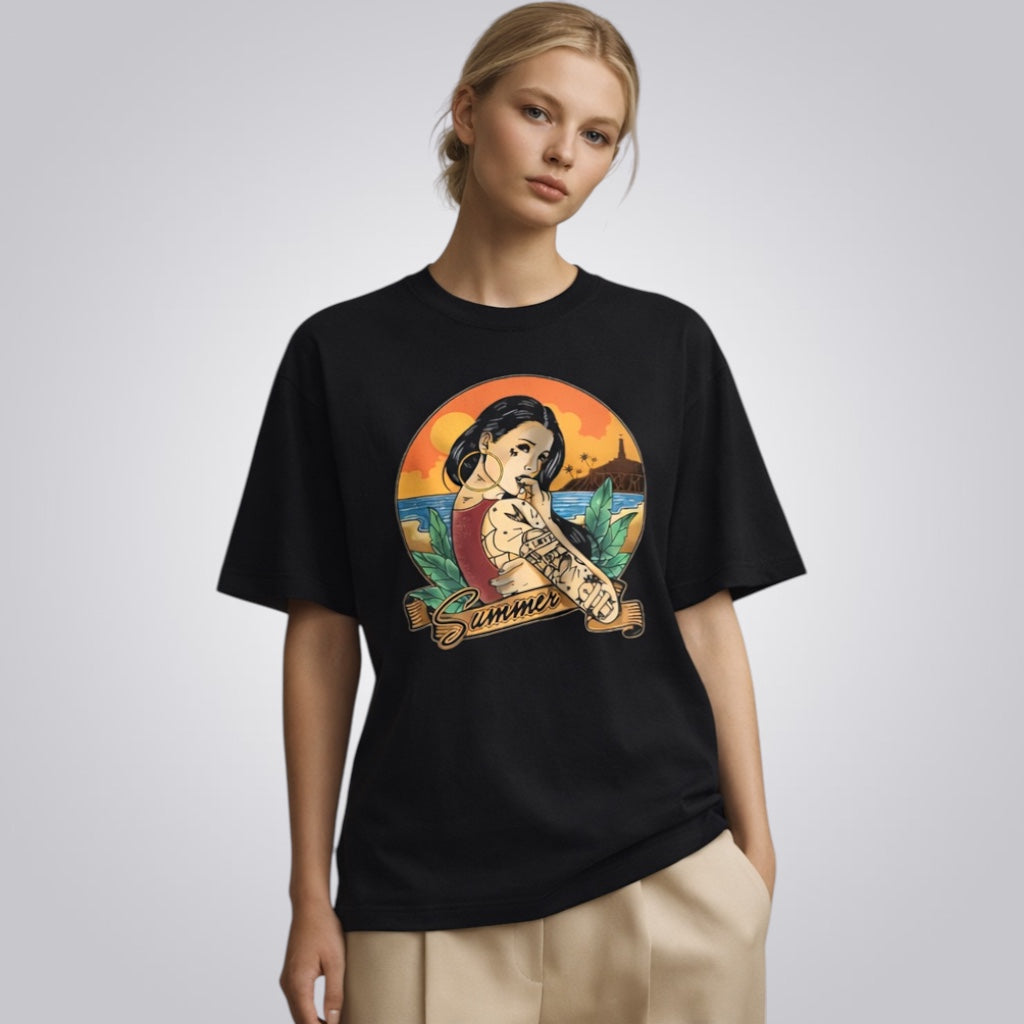 Summer Girl Women's Loose Fit Classic T-Shirt