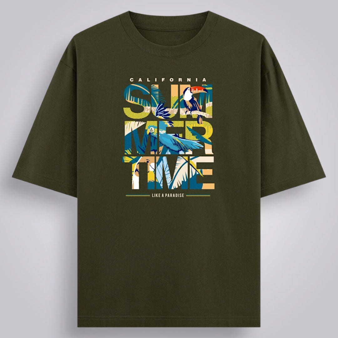 Summertime Unisex Oversized Classic T-Shirt