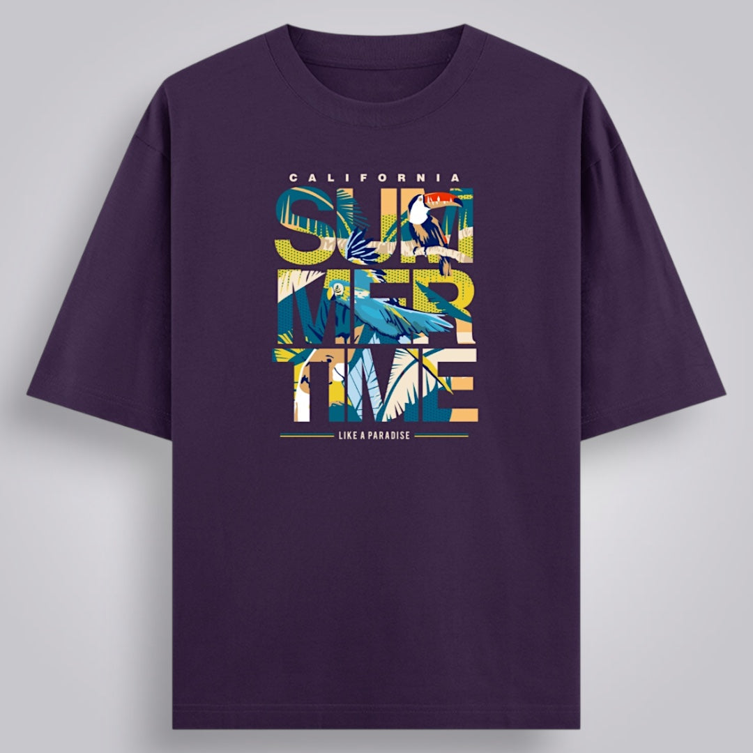 Summertime Unisex Oversized Classic T-Shirt