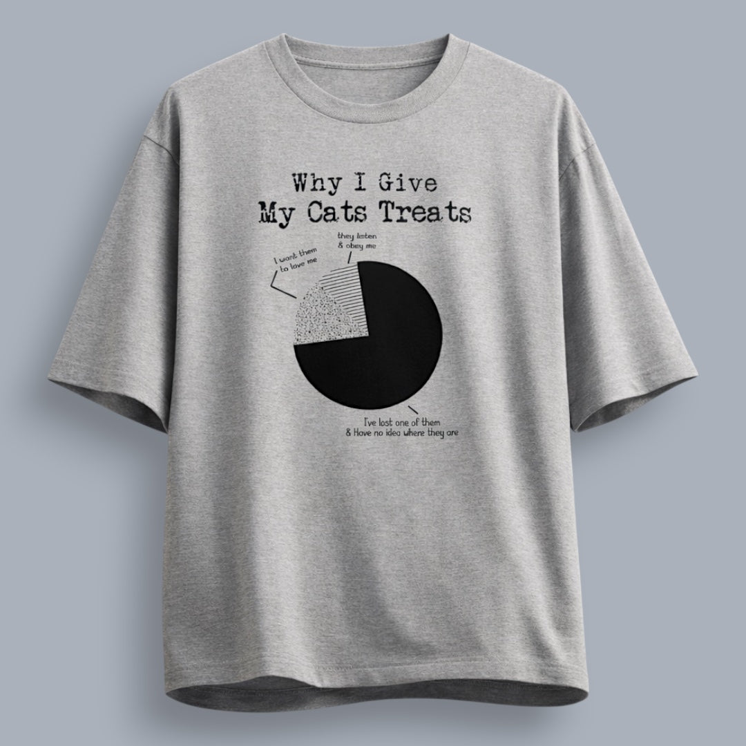 Why I Give My Cats Treats Unisex Loose Fit Classic T-Shirt