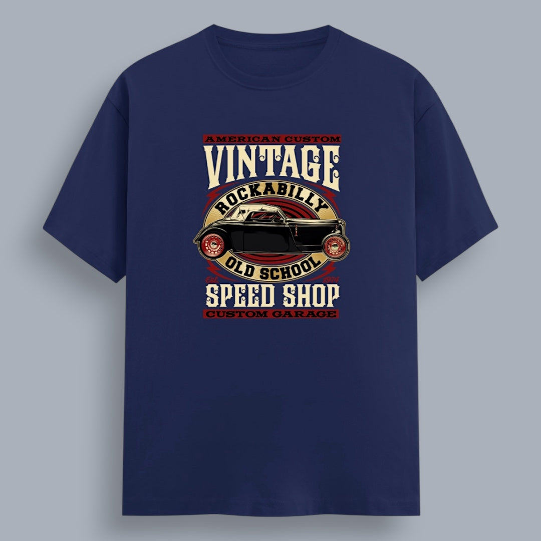 Vintage Speed Shop Men's Regular Fit T-Shirt