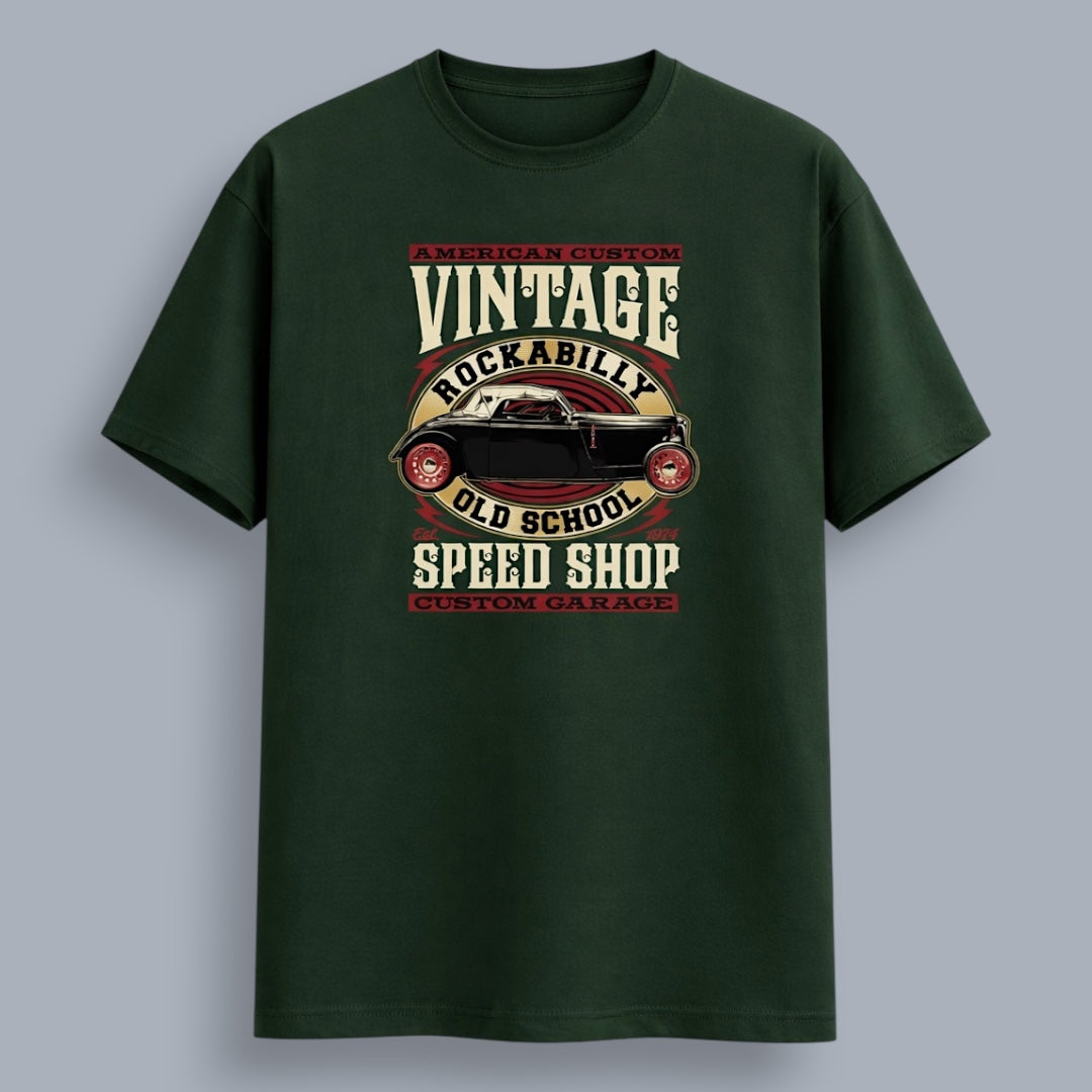 Vintage Speed Shop Men's Regular Fit T-Shirt