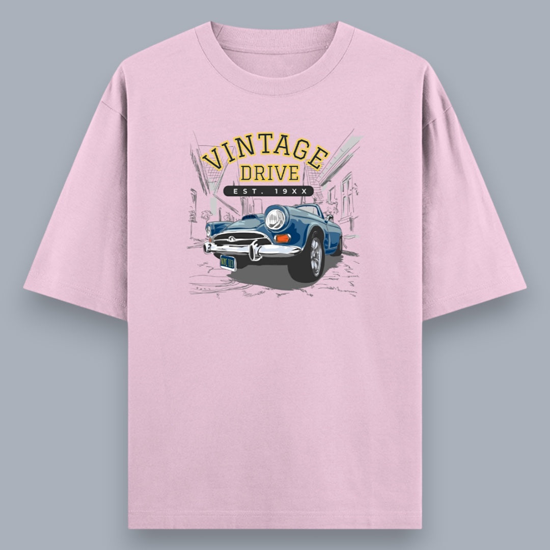 Vintage Drive Men's Loose Fit Classic T-Shirt