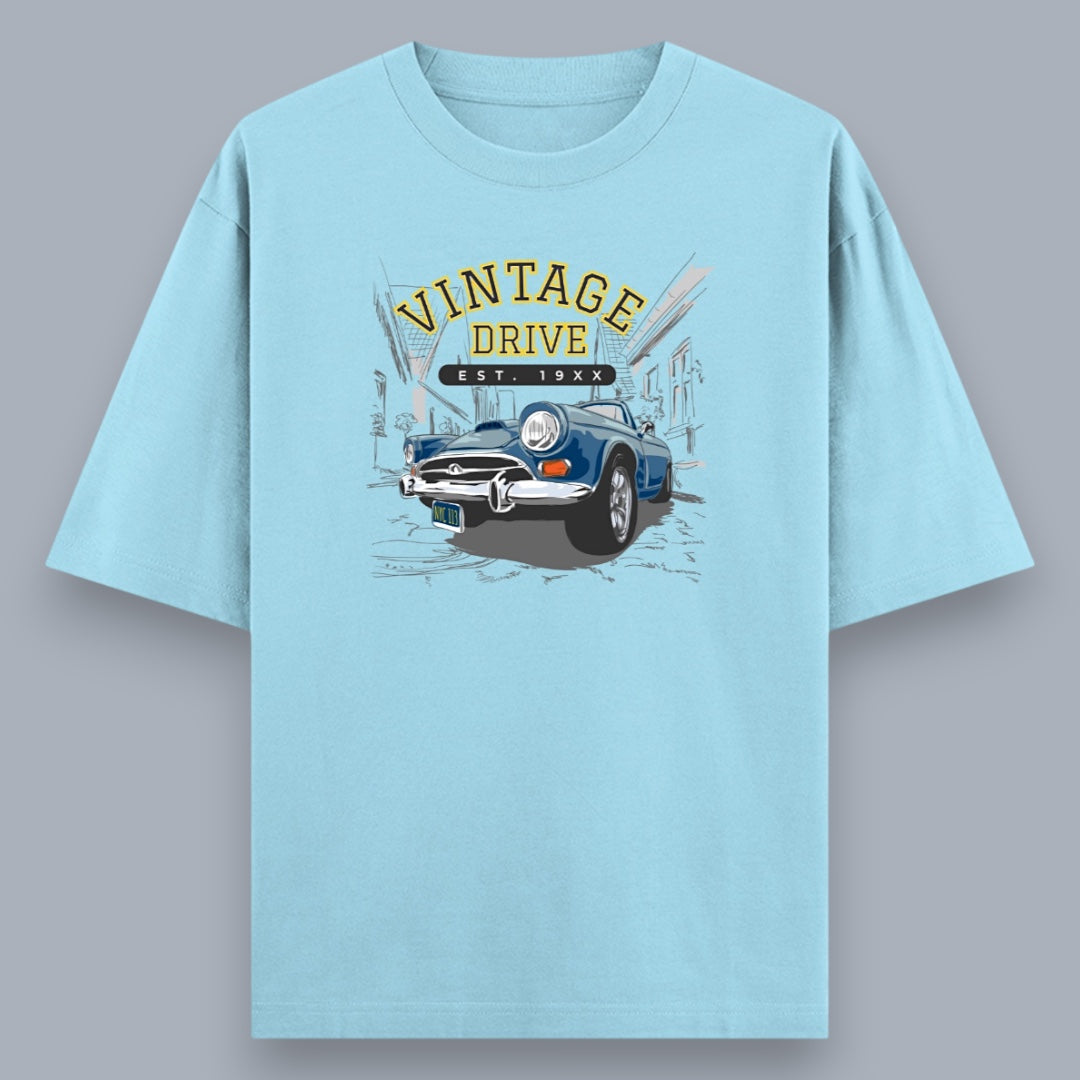 Vintage Drive Men's Loose Fit Classic T-Shirt