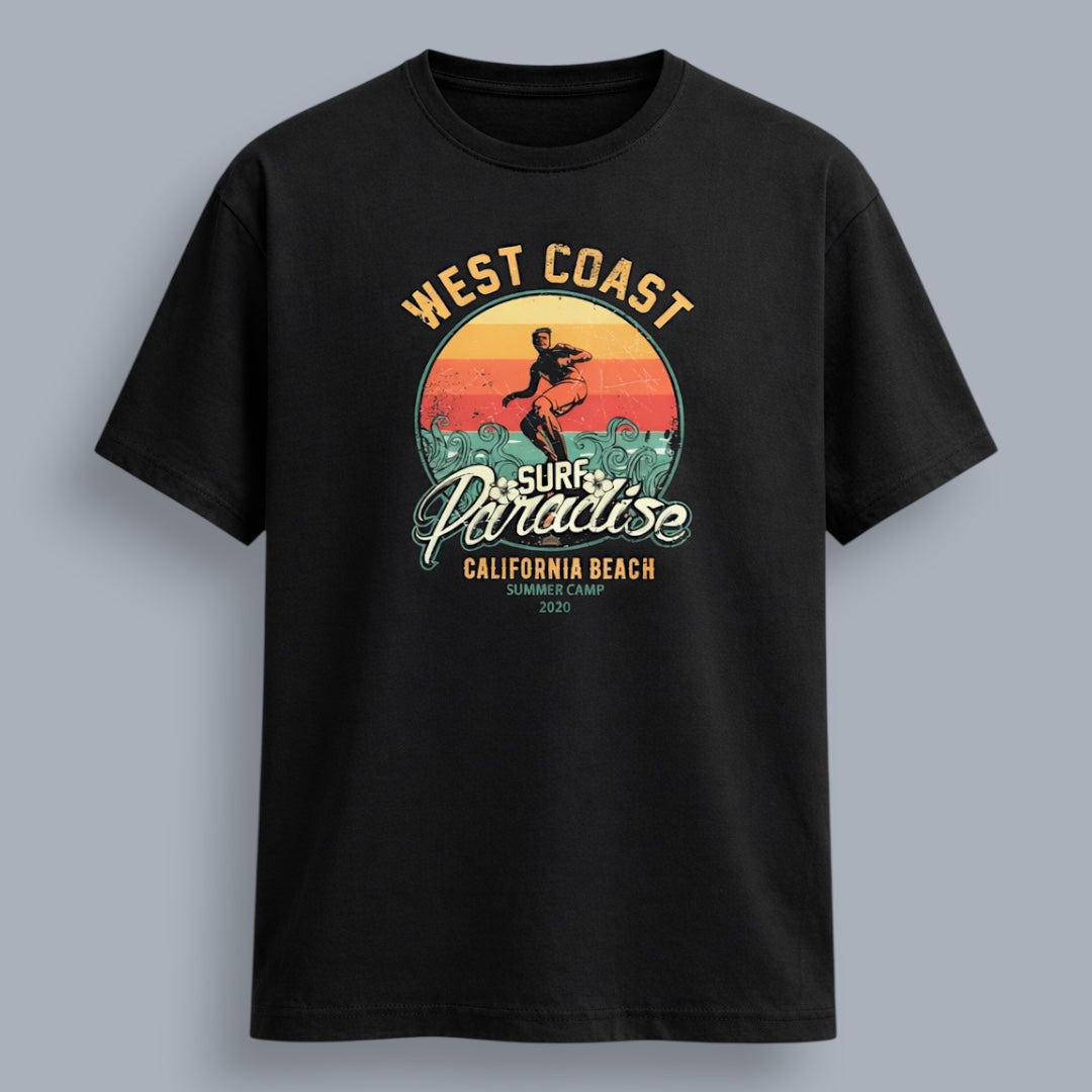 West Coast Surf Paradise Men's Regular Fit T-Shirt