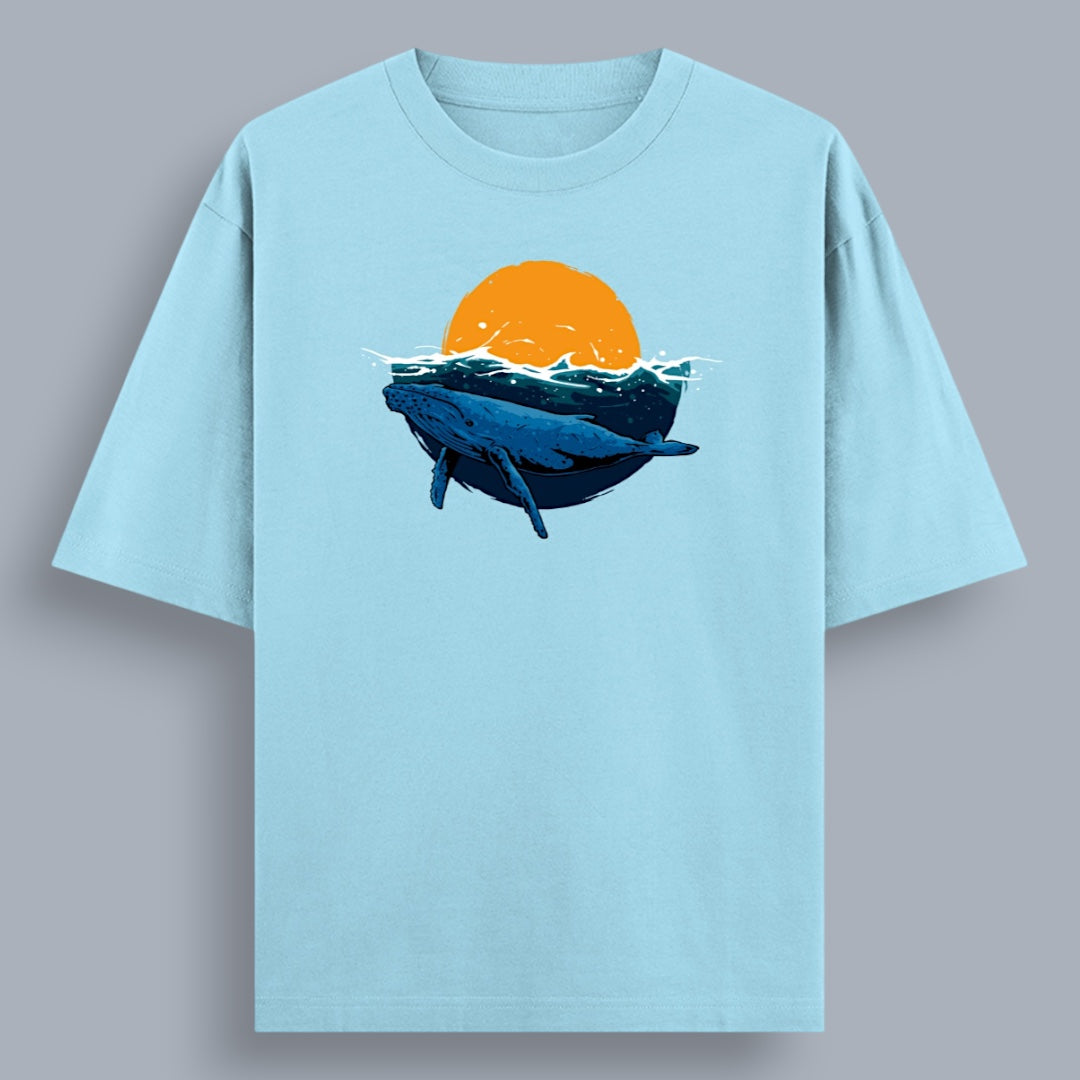 Whale Unisex Loose Fit Classic T-Shirt