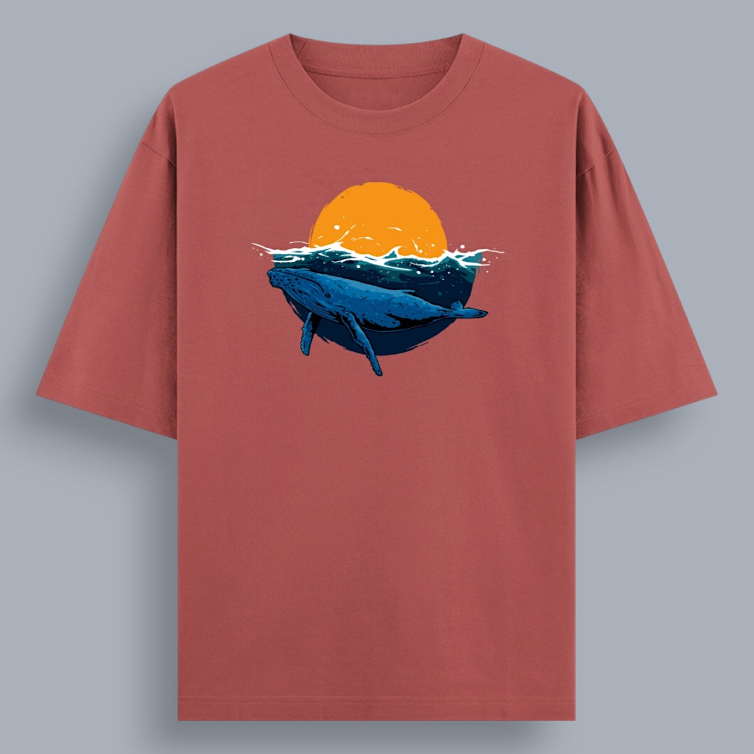 Whale Unisex Loose Fit Classic T-Shirt