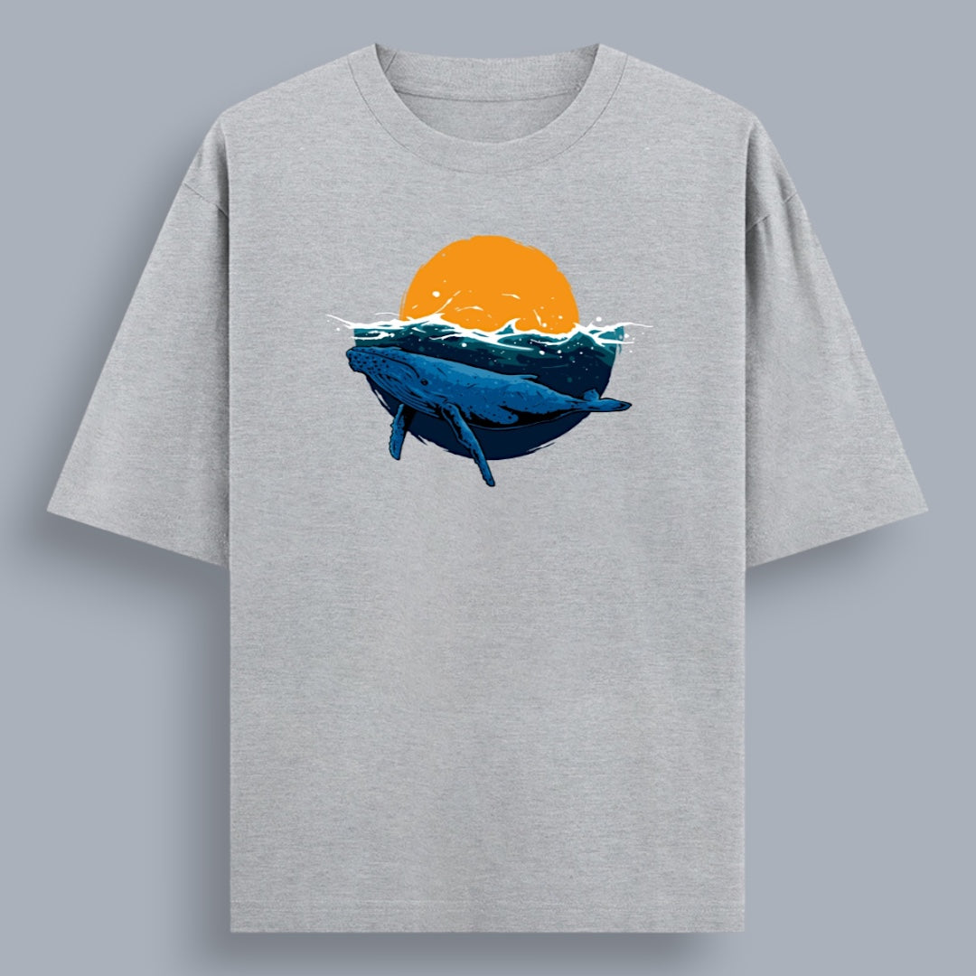 Whale Unisex Loose Fit Classic T-Shirt