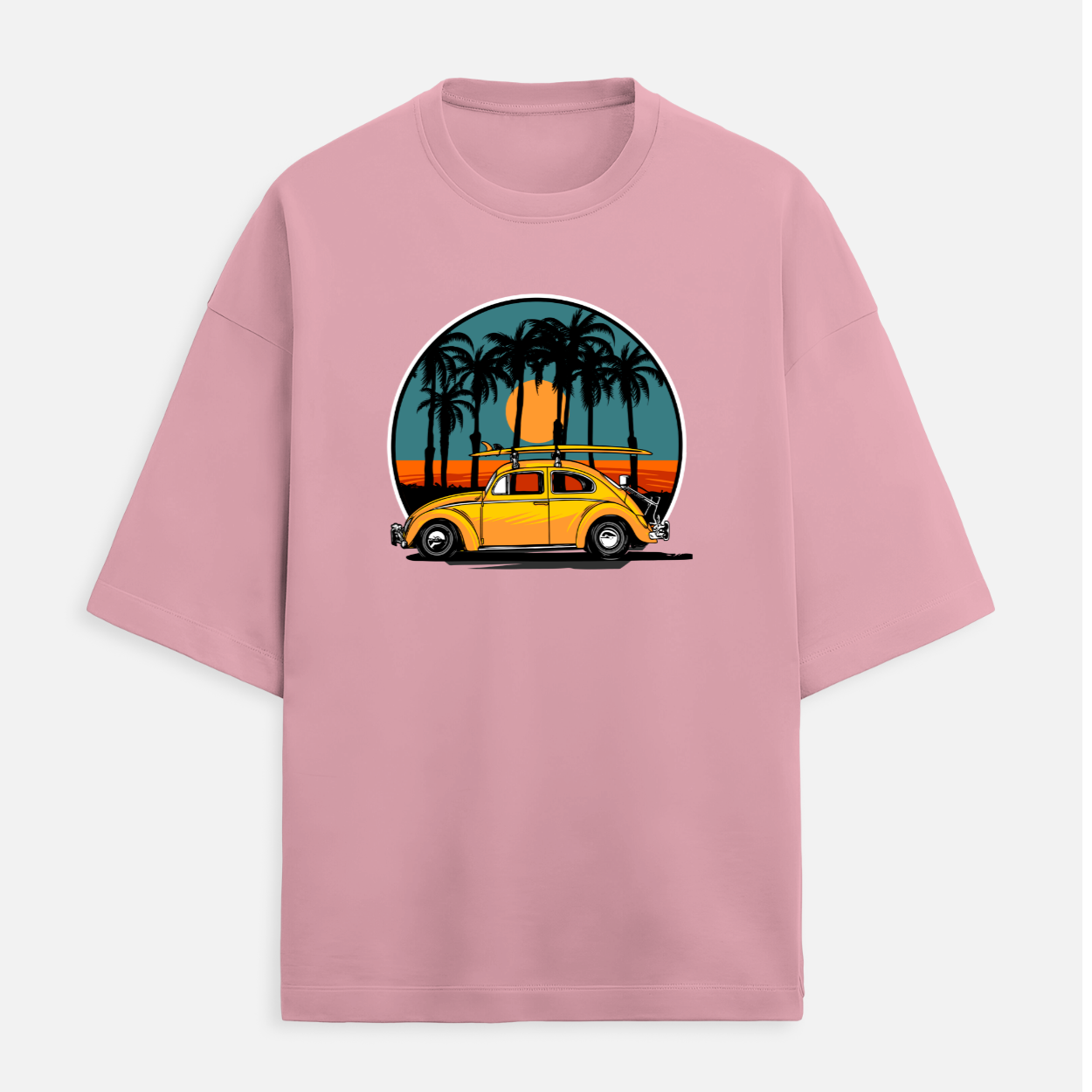 Yellow Beetle Unisex Terry Oversized Tee